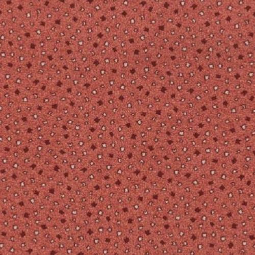 Tissu patchwork rouille - confettis
