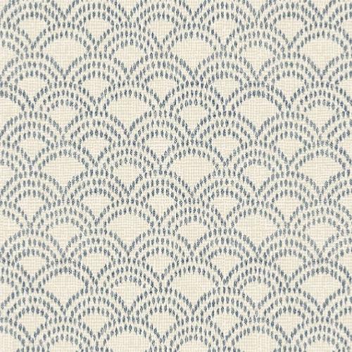 Tissu patchwork japonais Indigo - Clamshell crème