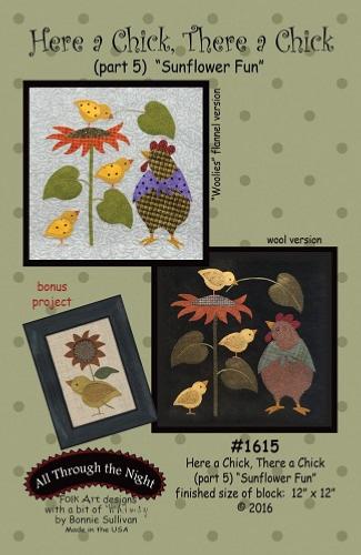  Block Of The Month - BOM Bonnie Sullivan - Here a Chick- block 5