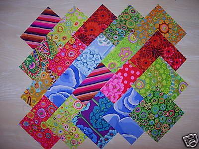 lot de 20 coupons patchwork kaffe fassett