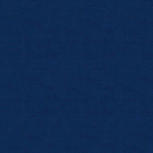 Tissu patchwork Makower -Texture lin Bleu Navy - Collection Linen