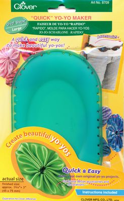 Clover Faiseur De Yo-Yo PM - Outil De Couture Pratique Pour Créer De Jolies Rosettes Facilement