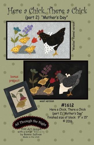  Block Of The Month - BOM Bonnie Sullivan - Here a Chick- block 2