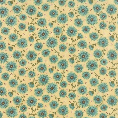 Tissu Moda patchwork vanille petits oeillets - Prints Charming