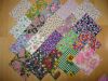 20 coupons  patchwork fleurs