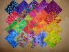 lot de 20 coupons patchwork batiks