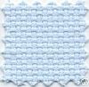 coupon de toile aida bleu pastel