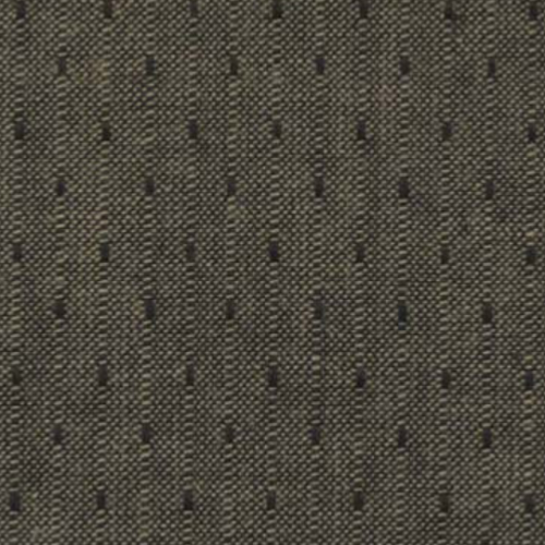 Tissu Japonais Tissé Marron  - Petits points noirs