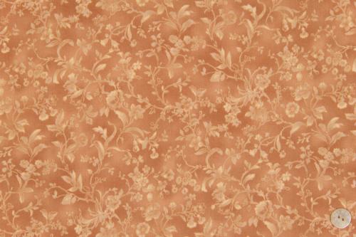 Tissu patchwork Quilt Gate - Motifs Floraux Biscuit - SOLDES