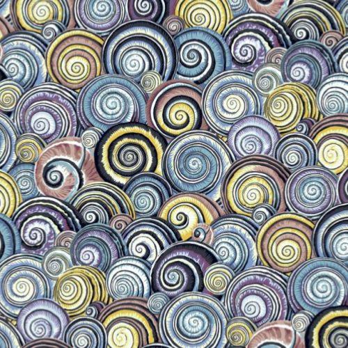 Tissu Kaffe Fassett  - Spiral shells - PJ073 Contrast