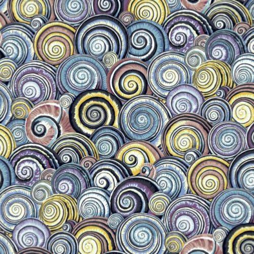 Tissu Kaffe Fassett  - Spiral shells - PJ073 Contrast