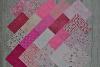 Lot de 20 Coupons de Tissus Patchwork Roses