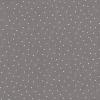 Tissu Lin - Petits Pois Ficelle fond Gris - Collection Shabby Chic
