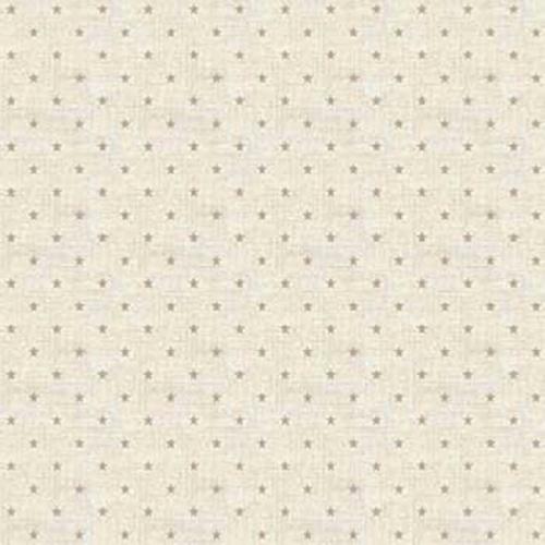 Tissu patchwork Makower - Petites étoiles écru - Scandi