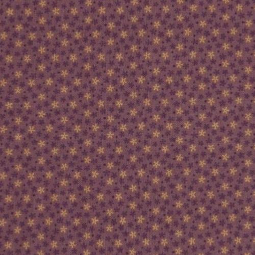 Tissu Makower Trinkets Meadow violet - minuscules fleurs