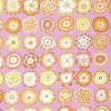 Tissu Kaffe Fassett rose - Button Pink