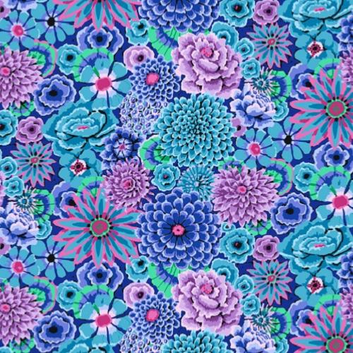 Tissu Kaffe Fassett GP172 - Enchanted Blue