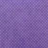 Tissu patchwork MODA petits pois blanc sur fond lilas