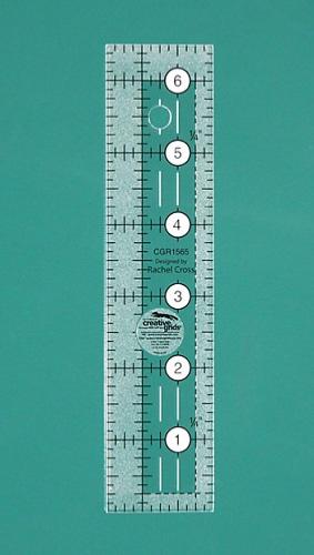 Règle Creative Grids anti dérapante en inches  1.5"x6.5"