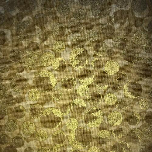 Tissu patchwork Ocredoré - bulles tons sur tons