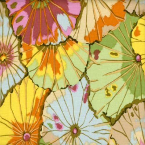 Tissu Kaffe Fassett vert - Lotus Leaf Jade