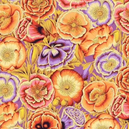 Tissu Kaffe Fassett - Poppy - PJ095 Orange