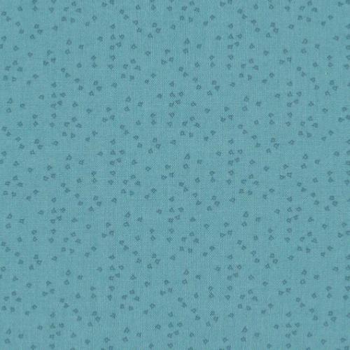 Tissu Makower Bijoux - Turquoise - Tons sur tons