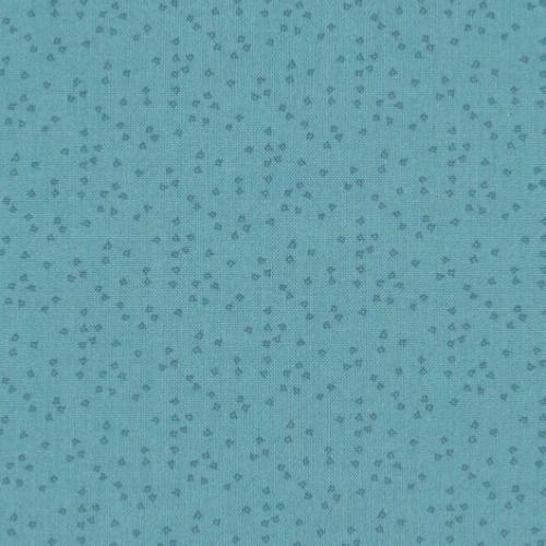 Tissu Makower Bijoux - Turquoise - Tons sur tons