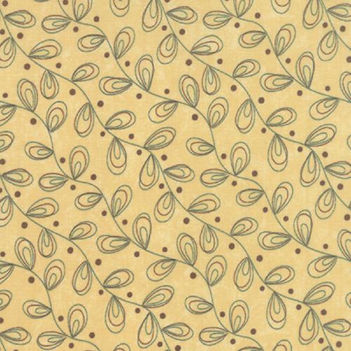 Tissu Moda patchwork vanille lianes - Prints Charming