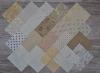 Lot de 20 Coupons de Tissus Patchwork Crème Beige - Charm Pack