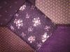 Tissu Patchwork - Lot de 5 coupons Prune - Promo