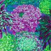 Tissu Kaffe Fassett - Japonese Chrysantemes - PJ041 GREE