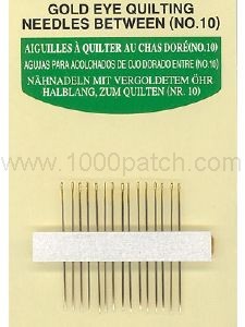  1 Paquet d'aiguilles à quilter CLOVER pour patchwork n°496/10