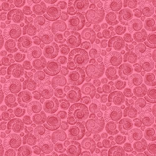 Tissu Patchwork Fossiles rose - Snow Leopard