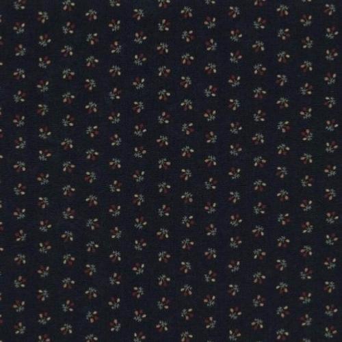 Tissu Moda Imprimé Tous petits motifs sur fond bleu - Harvest Hill
