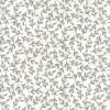  Tissu Moda Homegrown - Feuilles grises sur fond blanc - SOLDES