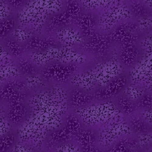 Tissu Patchwork Stof violet intense faux unis - Basic Twist