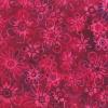 Tissu Patchwork Batik rose - Fleurs