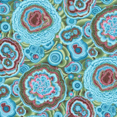 Tissu Kaffe Fassett - Agate - PJ106 Turquoise