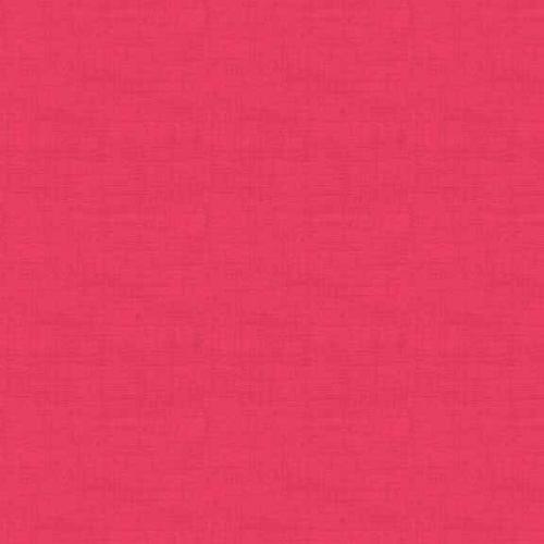 Tissu patchwork Makower -Texture lin rose Fuschia - Collection Linen