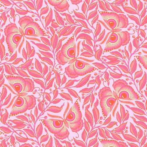 Tissu Tula Pink papillons - Pinkerville - Rose Cotton Candy