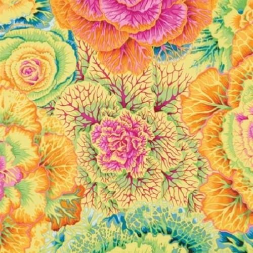 Tissu Kaffe Fassett - Brassica - PJ51 Yellow