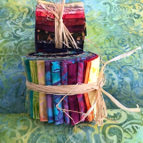 Jelly Roll Batik - Multicolores