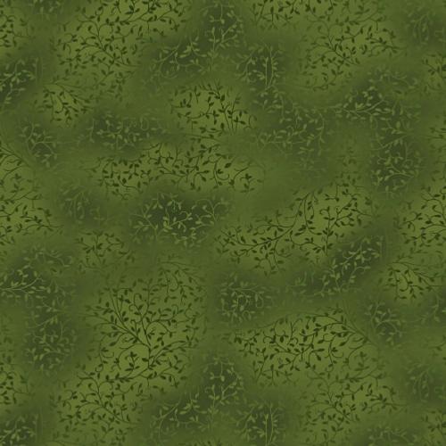Tissu Patchwork Stof vert faux unis - Basic Twist