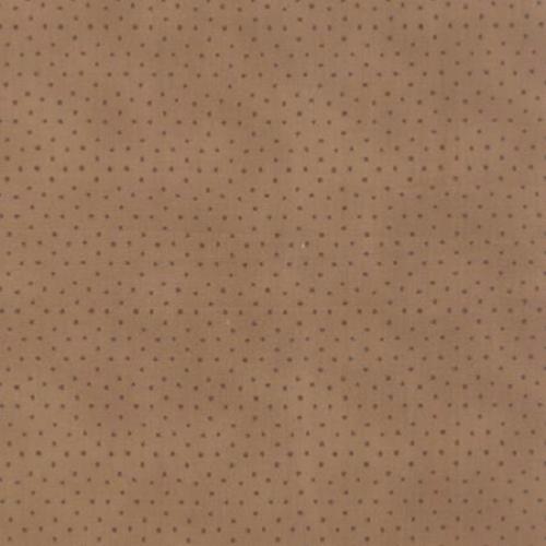 Tissu Moda Petites étoiles marron - SOLDES