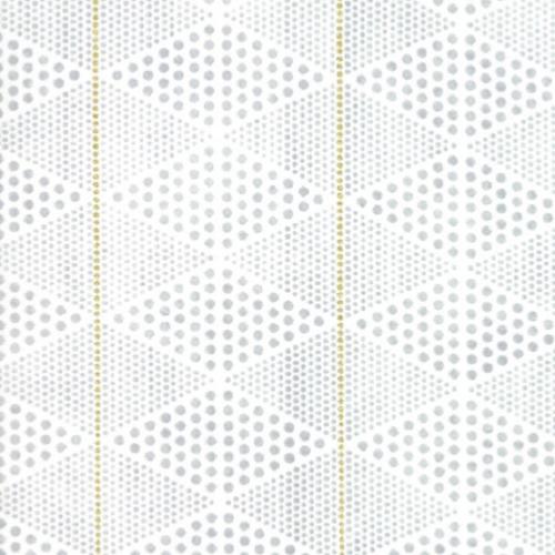  Tissu Moda Day In Paris - motifs losanges gris clairs sur fond blanc