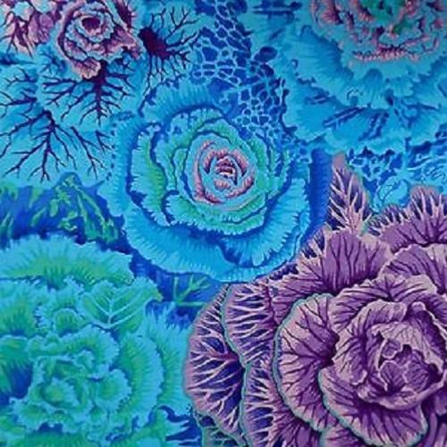 Tissu Kaffe Fassett - Brassica - PJ51 Blue