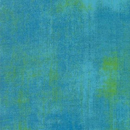 Tissu Moda Turquoise - Collection Grunge New Bachelor