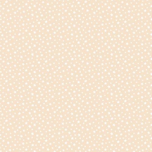 Tissu Makower petites étoiles – Tons sur Tons beige rosé – Collection Essentials
