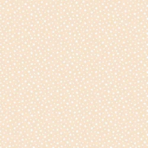 Tissu Makower petites étoiles – Tons sur Tons beige rosé – Collection Essentials